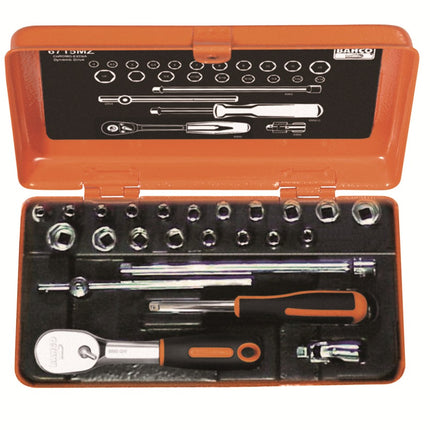 Afbeelding BAHCO dopsleutelset 1/4" 6715MZ