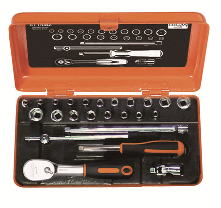 Afbeelding BAHCO dopsleutelset 1/4" 6715MZ