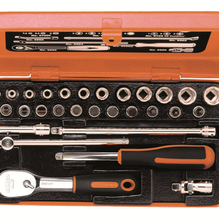 Afbeelding BAHCO dopsleutelset 1/4" 6715PZ