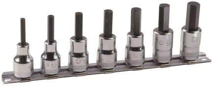 BAHCO DOPSLEUTELSET 3/8 HEX RAIL 7D