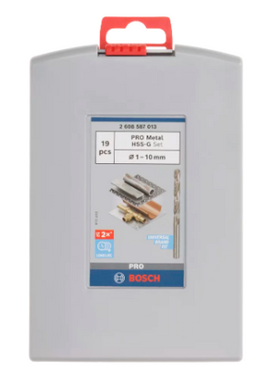 Bosch PRO METAL HSS-G SPIRAALBOORSET, 5-DELIG