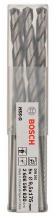 Bosch PRO Metal HSS-G spiraalboor 9,5×115×175mm 5st – 2608596830