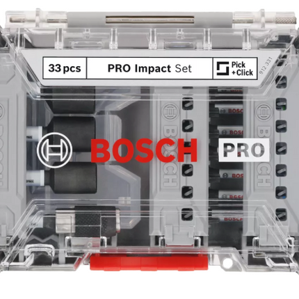 Bosch PRO IMPACT Schroefbitset 33-delig in Display - 2608521U76