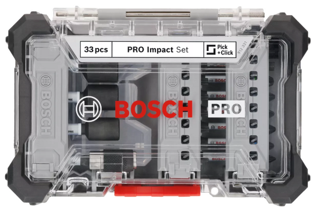 Bosch PRO IMPACT Schroefbitset 33-delig in Display - 2608521U76
