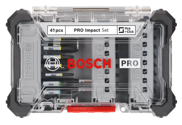 Bosch PRO IMPACT Schroefbitset 41-delig in Display - 2608521U78