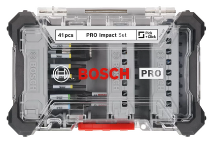 Bosch PRO IMPACT Schroefbitset 41-delig in Display - 2608521U78