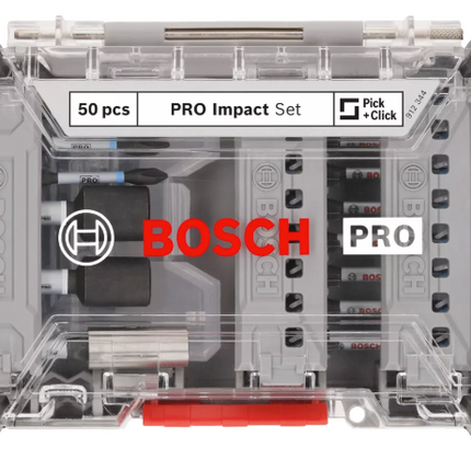 Bosch PRO IMPACT Schroefbitset 50-delig in Display - 2608521U89