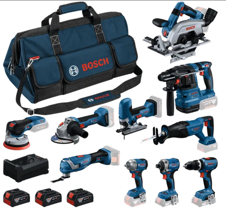 Bosch COMBISET 18V 10-TOOLKIT