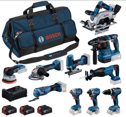 Bosch COMBISET 18V 10-TOOLKIT