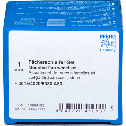 Afbeelding PFERD TOOLS lamellenslijpstiftenset SET F 3015/4020/6030 A 80
