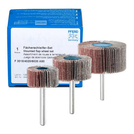 Afbeelding PFERD TOOLS lamellenslijpstiftenset SET F 3015/4020/6030 A 80