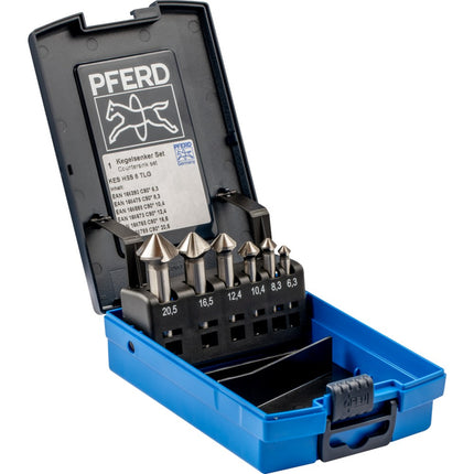 PF25202154 - HSS-kegelverzinkborensets - SET KES HSS DIN 335 C90° 6