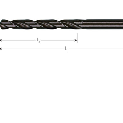 HSS-R Spiraalboor, SILVER-LINE, in box