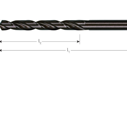 Spiraalboor '100' met maatlijnen