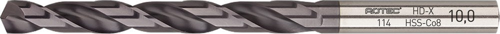 HSS-E Spiraalboor, type HD-X, TiAlN-TOP-gecoat, GOLD-LINE