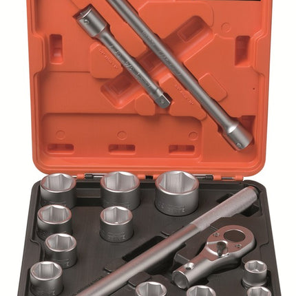 Afbeelding BAHCO doppenset 3/4" SLX 17