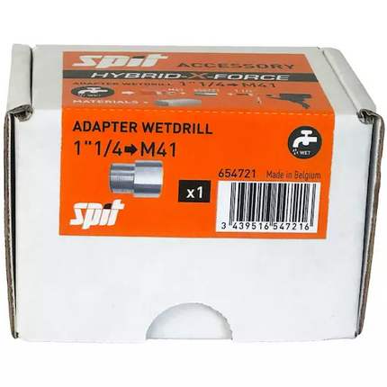 SPIT HYBRID ADAPTER NATBOREN            1 1/4" > M41