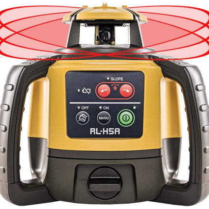 TOPCON Laser RLH5A Set - BT-uitvoering met Lader/Ontvanger LS100 - 555061