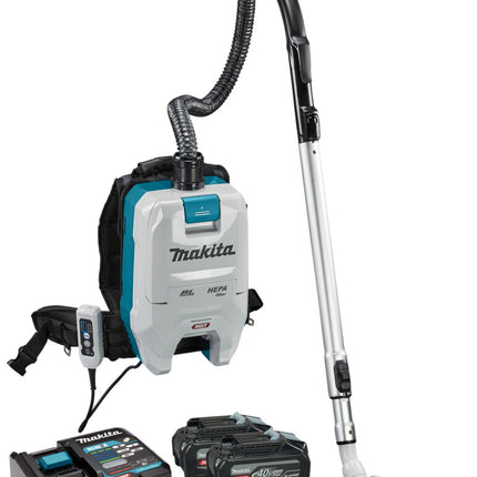 Makita VC008GU201 XGT 40V Max Rugstofzuiger voor Schoonmaak