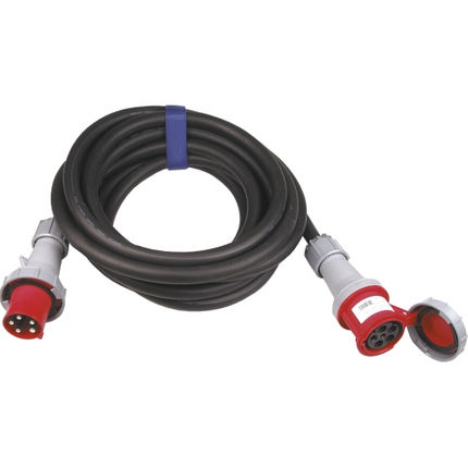 SIROX H07RN-F 5G10 Verlengkabel 400V-51A Zwart 25m