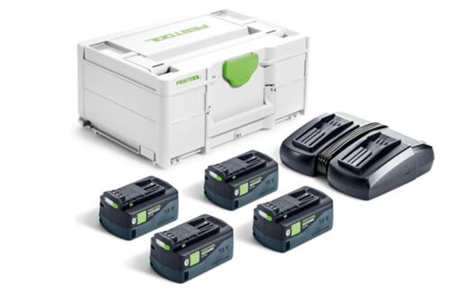 Afbeelding Festool energie-set SYS 18V 4xHP5,0/TCL6DUO