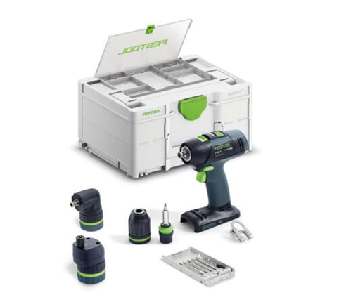 Afbeelding Festool accu-schroefboormachine T18+3 Basic-Set