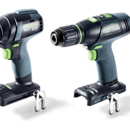 Afbeelding Festool accu-slagschroevendraaier en accu-schroefboormachineset TID 18 Basic-Set T18