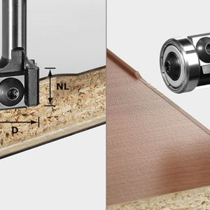 Afbeelding Festool keermes-kantenfrees hw S8 HW D19 12x12 KL OFK