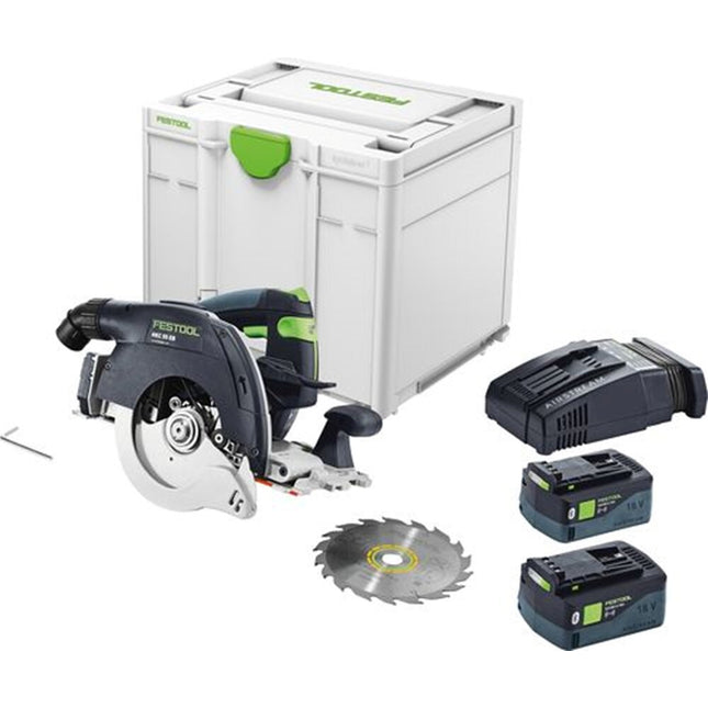 Festool HKC 55 5,0 EBI-Plus-SCA Accu-Pendelkapzaagmachine - 577678 (accu cirkelzaag)