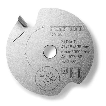Afbeelding Festool voorritser DIA 47x2,5x6,35 T1